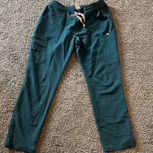 Caribbean blue YOLA scrub pants